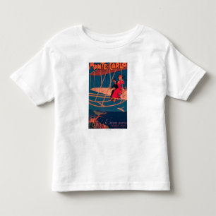 Poster voor luchtvaartsport kinder shirts