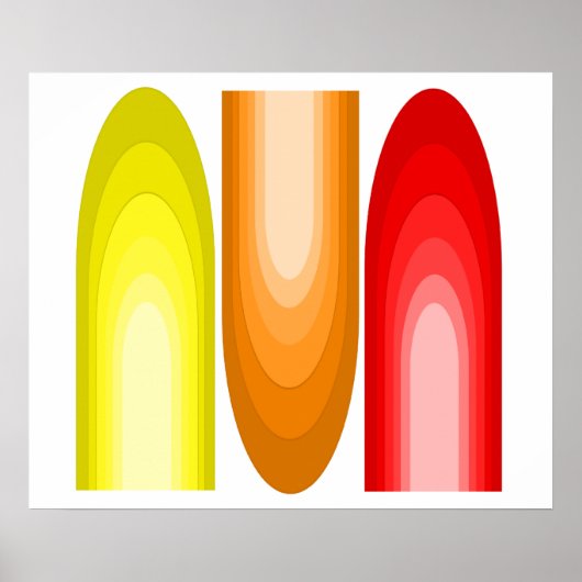 Poster voor moderne, geïnspireerde kunst uit het m (Voorkant)