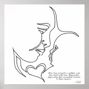 Poster voor moeder en kind