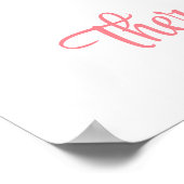 Poster voor moeder en zoon Happy Moederdag (Hoek)