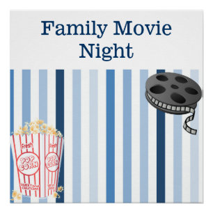 Poster voor Movie Night Family Perfect Poster