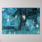 Poster voor nachtvluchten met magische sproeiers (Voorkant)