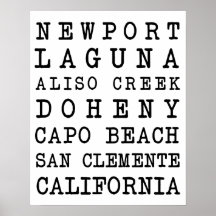 Poster voor OC-stranden