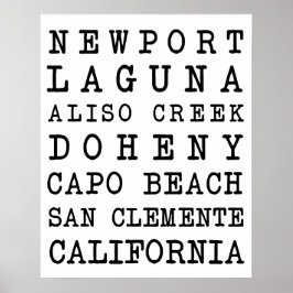 Poster voor OC-stranden