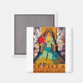 poster voor oldtimers sevilla spanje magneet (Voorkant / Achterkant)