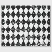 Poster voor ontkoppeling van zwarte en witte harle cadeaupapier (Vlak)