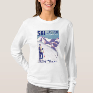 Poster voor open slippers t-shirt