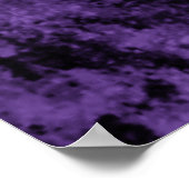 Poster voor Paarse vredeshandtekeningen (Hoek)