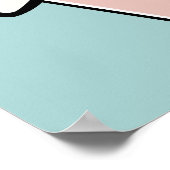 Poster voor paasbunny Ears (Hoek)