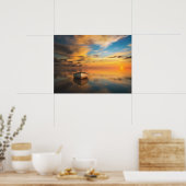 Poster voor panoramisch landschap (Keuken)