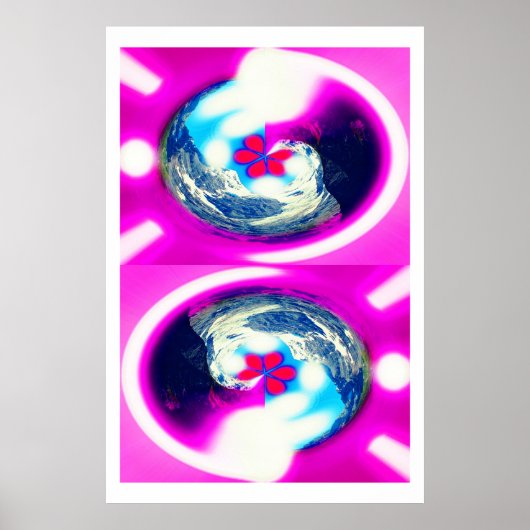 Poster voor parallelle werelden (Voorkant)