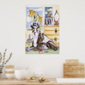 Poster voor poppen en staarten (Keuken)