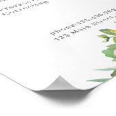 Poster voor prijslijst met moderne ventilatoren (Hoek)