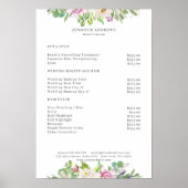 Poster voor prijslijst met moderne ventilatoren (Voorkant)