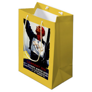 poster voor reclame voor de Olympische Winterspele Medium Cadeauzakje