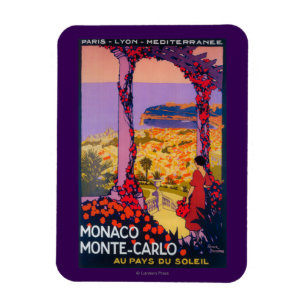 Poster voor reispromotie magneet