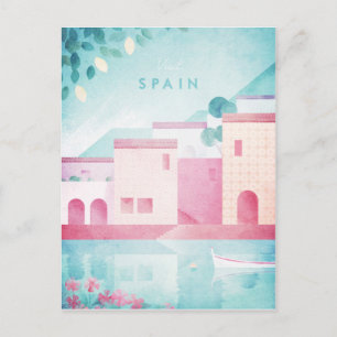 Poster voor reizen door Spanje - Art Briefkaart