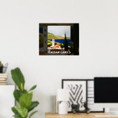 Poster voor reizen in Italië (Thuiskantoor)