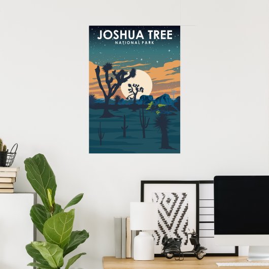 Poster voor reizen in Joshua Tree National Park Vi (Thuiskantoor)