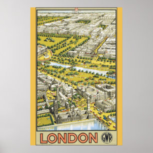 Poster voor reizen in Londen