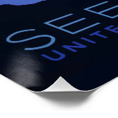 Poster voor reizen met reisafdruk perfect poster (Hoek)