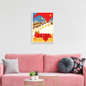 Poster voor reizen vanuit de Sovjet-Unie Odessa Vi Canvas Afdruk (Insitu (Woonkamer))