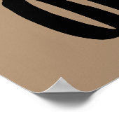 poster voor schattige koffiewinkel (Hoek)