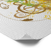 Poster voor schedelontwerp (Hoek)