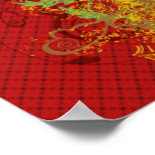 Poster voor schedelontwerp (Hoek)