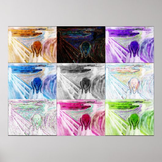 poster voor "Scream Collage" (Voorkant)