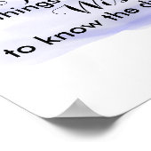 Poster voor serverbeugel noteer waterverf ontwerp (Hoek)