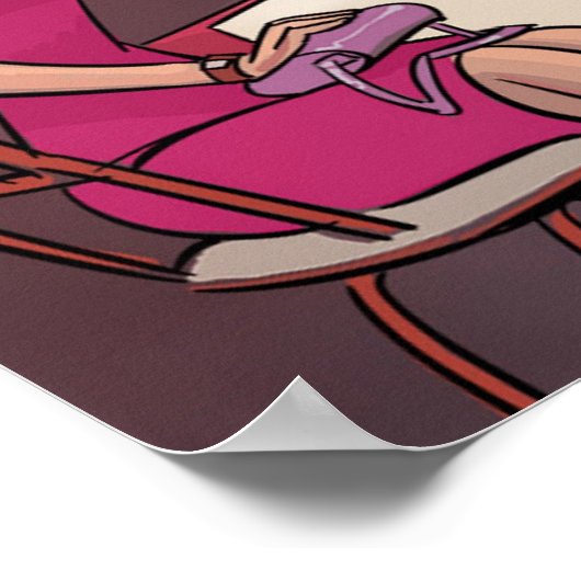 Poster voor sociale media-profielen en deating Fun (Hoek)