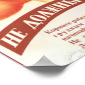 Poster voor sovjetreclame (Hoek)