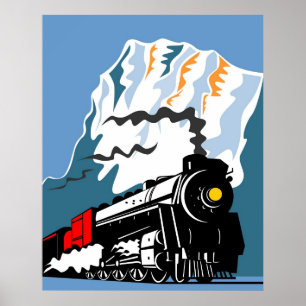 Poster voor -stoomlocomotieven