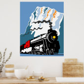 Poster voor -stoomlocomotieven (Keuken)