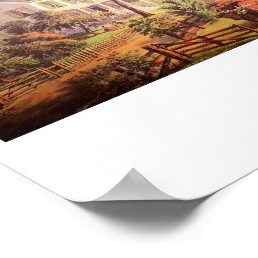 Poster voor thuisoogst van boeren (Hoek)