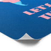 Poster voor transgenderpride wereldkaart (Hoek)