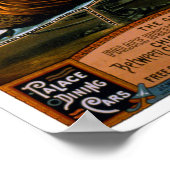 Poster voor treinreizen in Chicago en Alton Railro (Hoek)