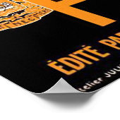 Poster voor treinreizen Parijs Vintage (Hoek)