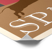 Poster voor Vintage Travel (Hoek)