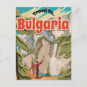 Poster voor Vintage Travel Briefkaart