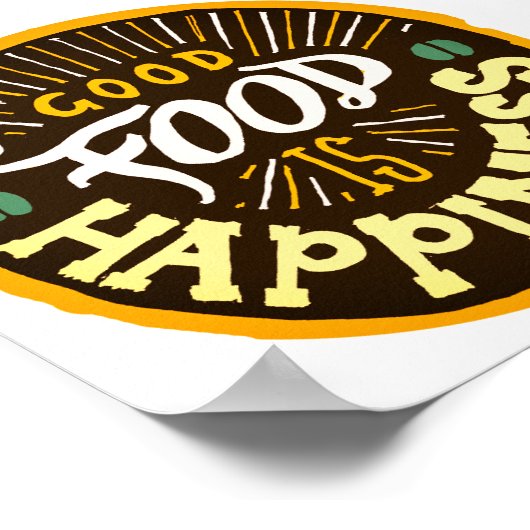 POSTER VOOR VOEDSELTYPOGRAFIE (Hoek)