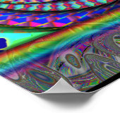 Poster voor vredessignalisatie en vlindervliegen (Hoek)