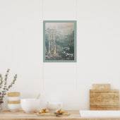 Poster voor vreedzame reis (Keuken)