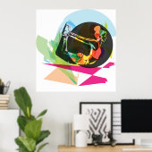 Poster voor vrouwen (Thuiskantoor)