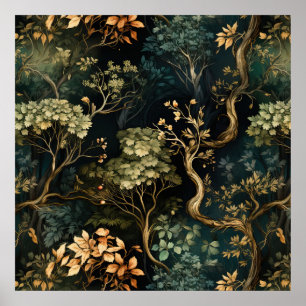 Poster voor wandtapijten van de natuur