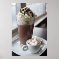 poster voor warme chocolade