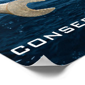 Poster voor waterbesparing (Hoek)