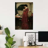 Poster voor waterhuisfijne kunst of afdrukken (Thuiskantoor)