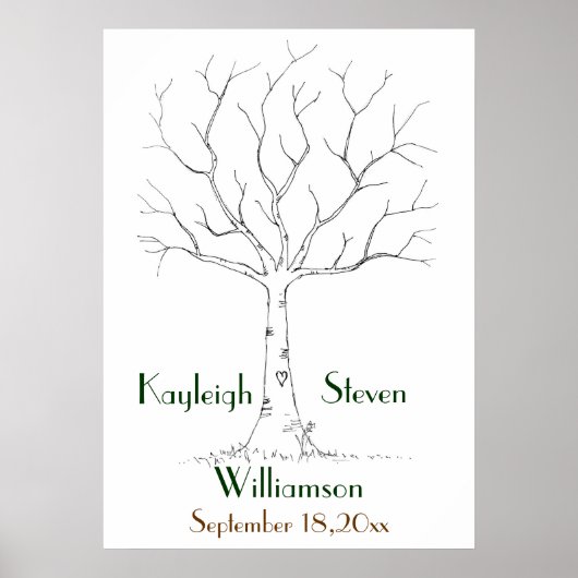 Poster voor weddenschap met vingerafdrukken (Voorkant)